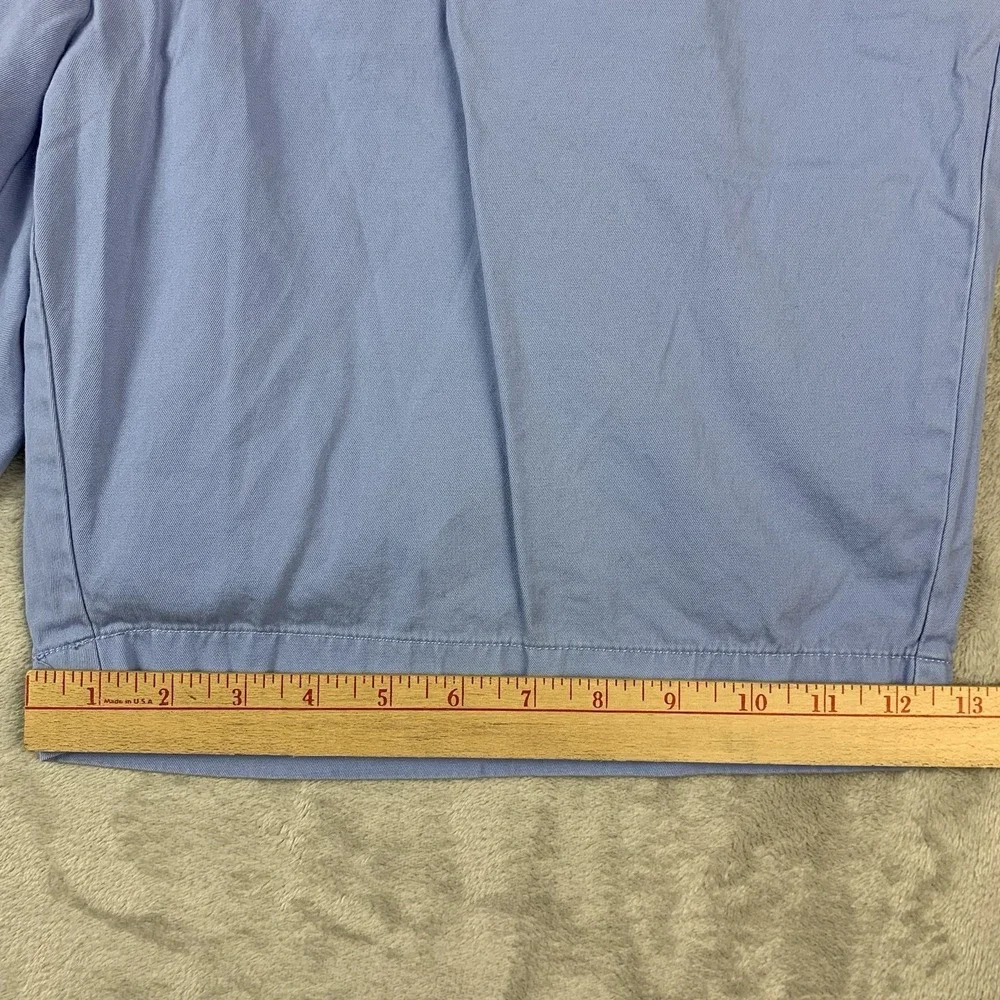 Polo Ralph Lauren Shorts Mens 38 Blue Chino Flat Front Cotton Preppy Casual